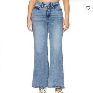 Good American NWT Good Waist Palazzo Jeans